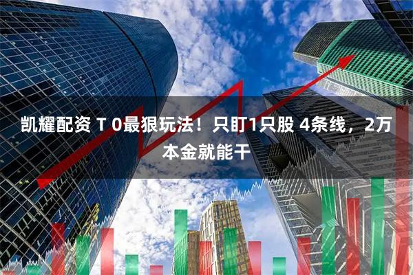 凯耀配资 T 0最狠玩法！只盯1只股 4条线，2万本金就能干